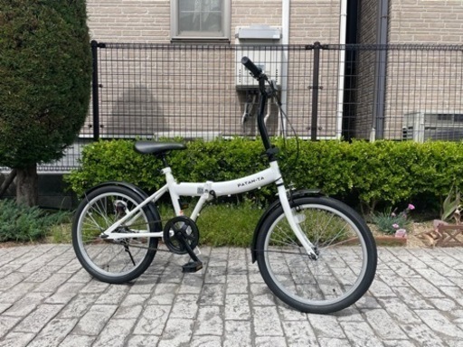 patan-ta　折りたたみ自転車　20ｘ1.75　変速なし　使用3回15km程走行のみ　輪行バッグ付