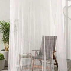【新品・未使用】 IKEA SOLIG  天蓋ネット 蚊帳 キャノピーの画像