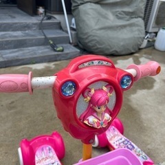 【取引中】子供のオモチャ　プリキュア　キックボードの画像
