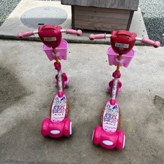 【取引中】子供のオモチャ　プリキュア　キックボードの画像