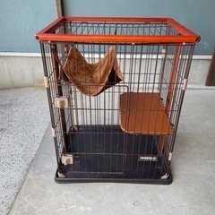 ネコ　猫　ケージの画像