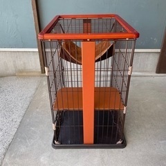 ネコ　猫　ケージの画像