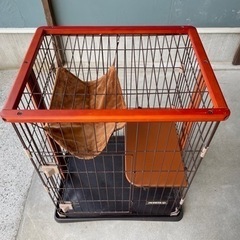 ネコ　猫　ケージの画像