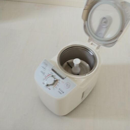 5/21まで　TWINBIRD コンパクト精米器 精米御膳 ホワイト MR-E751W　中古美品