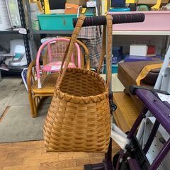 No 5330 バック 木製のバック コンパクトサイズです！ 【リサイクルショップどりーむ鹿大前店】の画像