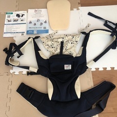 【美品！】5way 抱っこ紐 星柄×ネイビーの画像