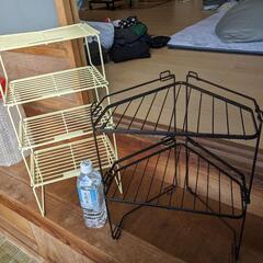 【譲渡済】ワイヤーラック　食器棚などに