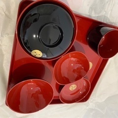 【新品未使用】100日お祝い＊お食い初め　ベビー食器の画像