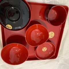 【新品未使用】100日お祝い＊お食い初め　ベビー食器の画像