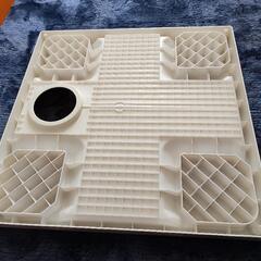 洗濯機パン 防水パン 穴あり 64cm×58cm 値下げ応相談の画像