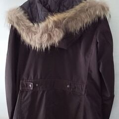 ニコルクラブのフード付きハーフコート（サイズ46）の画像