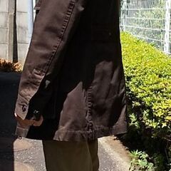 ニコルクラブのフード付きハーフコート（サイズ46）の画像