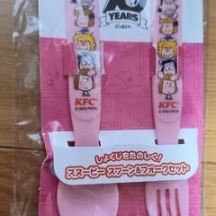【もうすぐ処分】☆新品☆スヌーピー☆スプーン&フォークセット☆