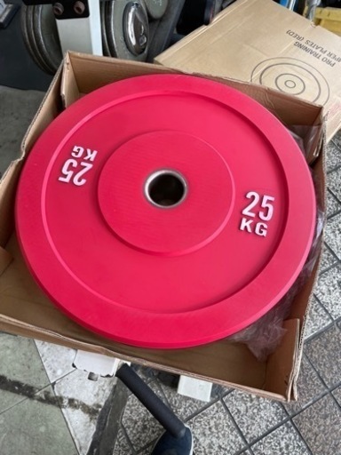 バンパープレート25kgセット（新品）