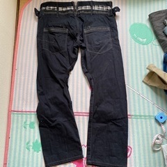 パンツ チェックの画像