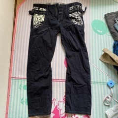 パンツ チェックの画像