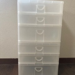 (※決まりました) 収納ケース  ３段　引き出し【2つセット】