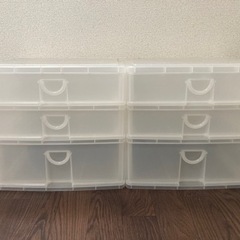 (※決まりました) 収納ケース  ３段　引き出し【2つセット】の画像