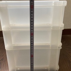 (※決まりました) 収納ケース  ３段　引き出し【2つセット】の画像
