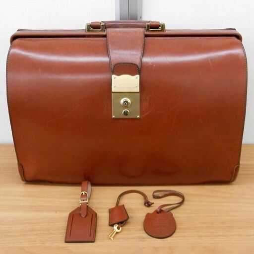 SOMES SADDLE ソメスサドル ダレスバッグ ライトブラウン系 カギ タグ 付き ビジネス 書類 札幌 西区 西野