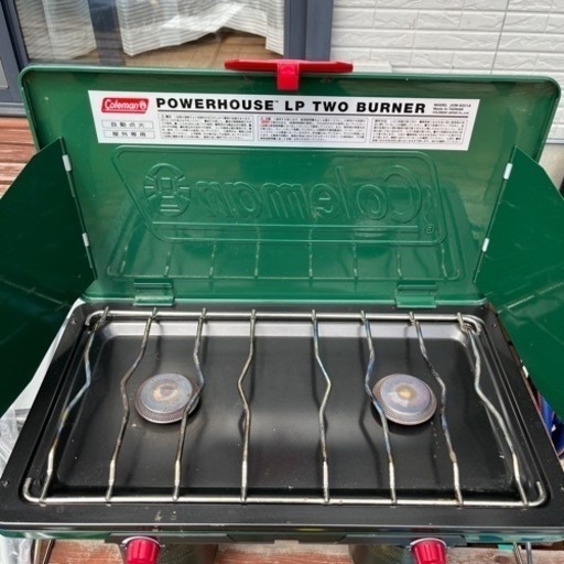 【BBQにぜひ！】Coleman ツーバーナーとスタンドセット