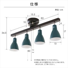 天井照明 シーリングライト  ブラックの画像