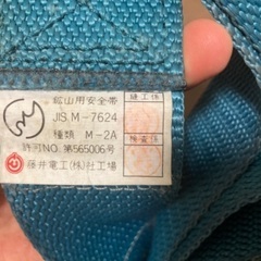 電柱用ハーネス・柱上安全帯・胴ベルト　富士電工　ポケット付の画像