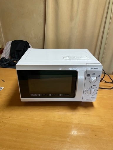 電子レンジ アイリス フラット式 2016製