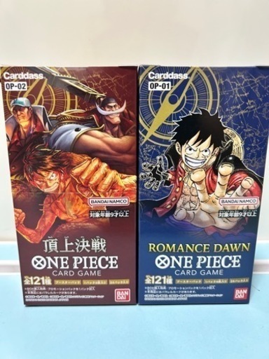 ワンピースカード　ボックス未開封