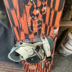 商談中　あげます。　150スノーボード　板　ビンディング付の画像