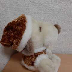スヌーピーのぬいぐるみの画像