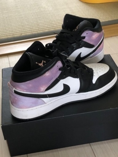 スニーカー NIKE AIR JORDAN1 MID SE(GS)TIE DYE DM6216-001