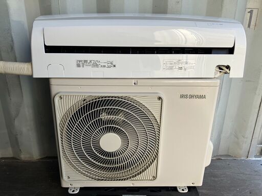 【中古】アイリスオーヤマ　ルームエアコン　冷暖房時おもに6畳用　2020年製　IRA-2204R　単相100V