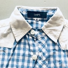 超美品　SHIPS シャツ　半袖　ブラウスの画像