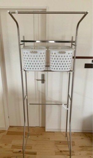 ニトリ　洗濯機収納ラック