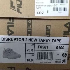 新品FILAスニーカー28cmの画像