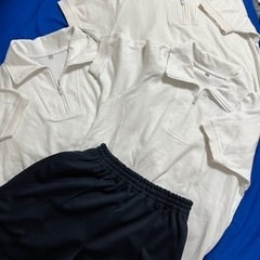 【160cm】男子用小学校体操服 半袖3枚 ハーフパンツ1枚