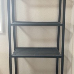 IKEA 本棚 シンプル ダークグレー