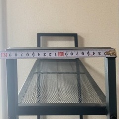 IKEA 本棚 シンプル ダークグレーの画像