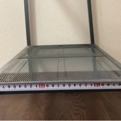 IKEA 本棚 シンプル ダークグレーの画像