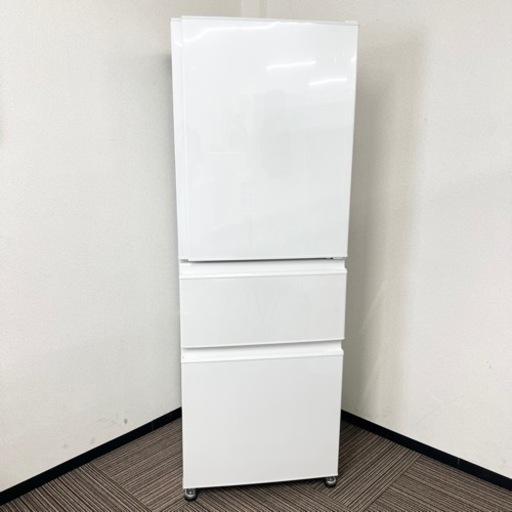 激安‼️高年式 21年製 330L MITSUBISHI3ドア冷蔵庫MR-C33F-W?