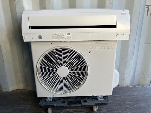 【中古】コロナ CSH-U2219R(W) エアコン 「Uシリーズ」 (6畳用)　2019年製　冷房　暖房　除湿　ビックルーバー