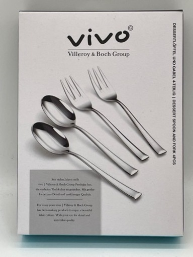 大幅値下げ‼️vivo デザインスプーン・フォーク 4点セット
