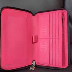 未使用に近い！本物CHANELカンボンラウンドファスナー長財布☆激安！の画像