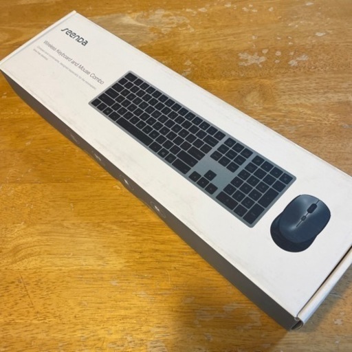 【新品】Seenda ワイヤレスキーボードとマウスのコンボ フルサイズ スリム 薄型 ワイヤレスキーボードマウス キーボードとマウスのセット　新品未使用