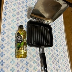 レトロ 魚焼き器 グリルパン フライパンの画像