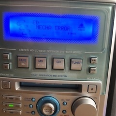 PioneerパイオニアMD/CDコンポ(一部故障あり)の画像