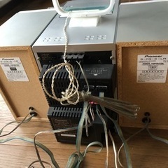 PioneerパイオニアMD/CDコンポ(一部故障あり)の画像