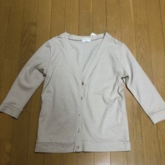 七分袖　カーディガン