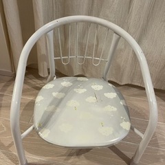 まめ椅子　座面やぶれあり